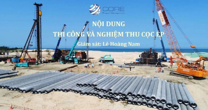 THI CÔNG VÀ NGHIỆM THU CỌC ÉP